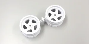 Kyosho Wheel 5B 43mm (2) Optima - White