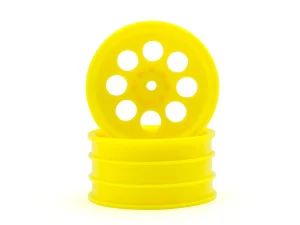 Kyosho Optima Mid Front Wheel 8 Holes Yellow 50mm (2)