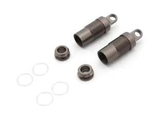 Front Shock Case Kyosho Optima Mid (2) Gun Metal