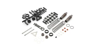 Rear Shock set Kyosho Optima Mid (2) Gun Metal