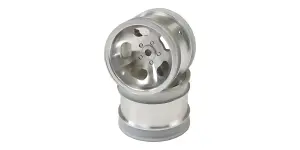Front Wheel Kyosho Beetle 2014 (2) Chrome Satin