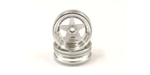 Front Wheel Kyosho Scorpion 2014 (2) Chrome Satin 2.2 inch