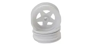 Front Wheel Kyosho Scorpion 2014 (2) White 2.2 inches