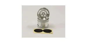 Rear Wheel 1.7 inches Satin Chromed (2) Kyosho Tomahawk