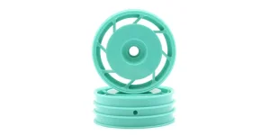 Front Wheels Kyosho 1:10 Kyosho Ultima 8D 50mm (2) - Peppermint Green