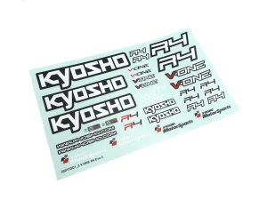 Decal Kyosho V-One R4 Evo3