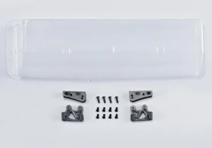 Killer Body Clear Lexan Rear Wing + Mounts For 1/7