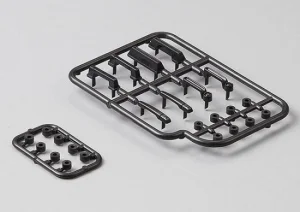 Killer Body Black Plastic Door Handle 1:10 Scale
