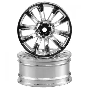 Killer Body Wheel 3mm Offset Chrome 10-Spoke 1:10 TC (4)
