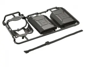 Killer Body Black Plastic Jerry Can Set