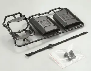 Killer Body Black Plastic Jerry Can Set