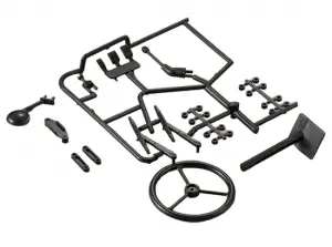 Killer Body Black Plastic Parts For Warrior Body