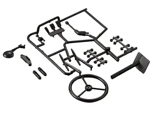 Killer Body Black Plastic Parts For Warrior Body