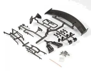 Killer Body 1:10 Tc Basic Plast Ic Parts (Carbon Fiber Finish)