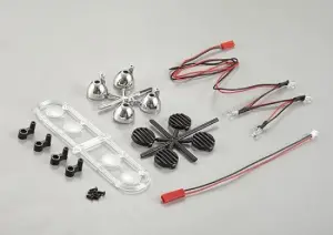 Killer Body Black Spot Lights W/LED Unit Set (4)
