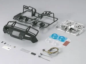 Killer Body 1:10 Alloy Bumper With LED Upgrade Sets Matt/Black