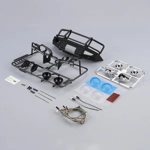 Killer Body 1:10 Alloy Bumper With LED Upgrade Sets Matt Black