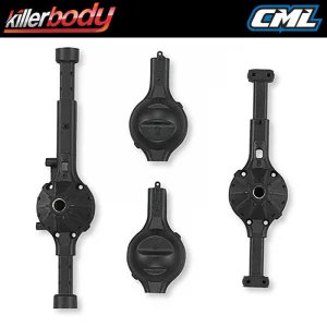 Killer Body Mercury Front/Rear Axle Aluminium Upgrade Sets(2)