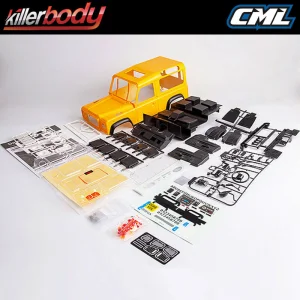 Killer Body Land Rover D90 Hard Body - Yellow (280mm WB)