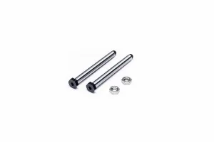 Koswork AE RC10 Rear Outer 34.8mm Hardened Hinge Pin w/nuts (2)