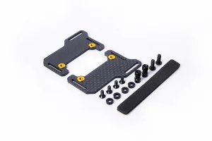 Shorty Battery Mount Set Koswork 2.0mm Carbon - Optima Mid