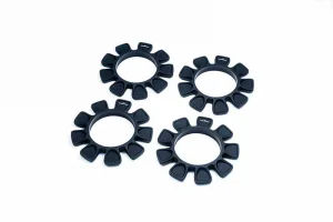 Koswork UFO High Strength Silicone 1:8 BuggyTire Glue Bands (4) Black