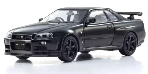 Kyosho 1:43 Nissan Skyline R34 GT-R V-Spec II Black Pearl