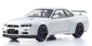 Kyosho 1:43 Nissan Skyline R34 GT-R V-Spec II White Pearl