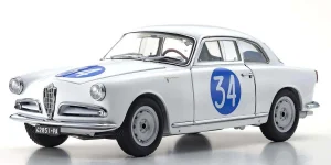 Kyosho 1:18 Alfa Romeo Giuletta SV Targa Florio 1960 Nr.34