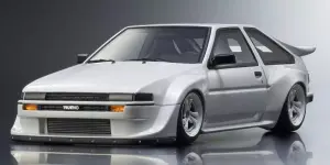 Kyosho 1:18 Samurai Collection Toyota Trueno AE86 Khyzyl Saleem White