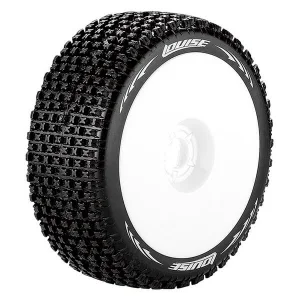 Louise RC B-Pirate 1:8 Fr/Rr Soft Hex 17mm White