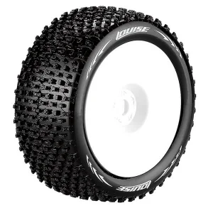 Louise RC T-Pirate Tyres Pre Glued on 1:8 Truggy 0 Offset Wheels (2)