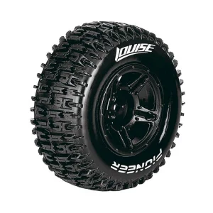 Louise RC SC-Pioneer SC Tyres Mounted on 17mm Hex SC Wheels (2)