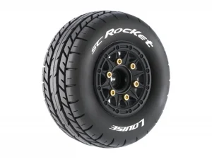 Louise RC SC-Rocket 1:10 Soft Tyres On 12/14/17mm Hex Wheels (2)
