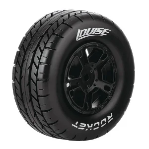 Louise RC SC-Rocket 1:10 Fr/Rr Soft Arrma Senton 6S Black 17mm Hex