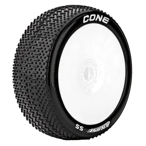 Louise RC B-Cone 1:8 Fr/Rr Super Soft Hex 17mm White