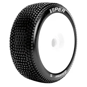 Louise RC B-Viper 1:8 Fr/Rr Soft Hex 17mm White