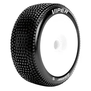 Louise RC B-Viper 1:8 Fr/Rr Super Soft Hex 17mm White