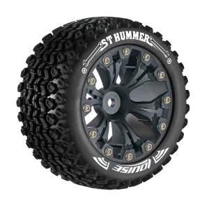 Louise RC ST-Hummer 1:10 Soft Tyres On Black 2.8 Wheels (2)