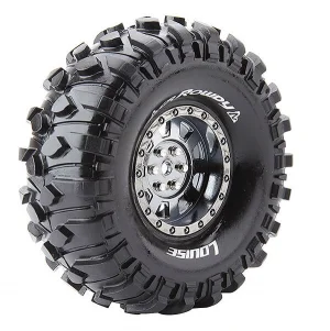 Louise RC Cr-Rowdy 1:10 Super Soft Chrome Black Hex 12mm