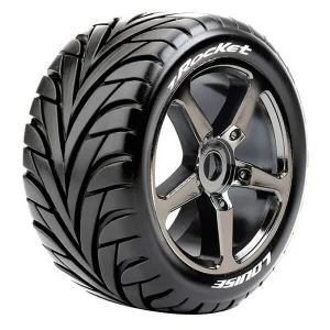Louise RC T-Rocket 1:8 Fr/Rr 0 Offset Black Chrome