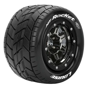 Louise RC MT-Rocket 1:10 Soft 1/2 Offset Hex 17mm Black Tr