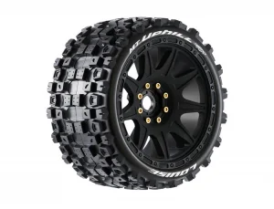 Louise RC MFT MT-Uphill Tyres on Black 17mm Hex Wheels (2)