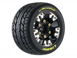 Louise RC ST-Rocket Tyres Pre Glued on 2.8 Adjustable 12mm Wheels (2)