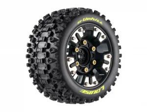 Louise RC ST-Uphill Tyres Pre Glued on 2.8 Adjustable 12mm Wheels (2)