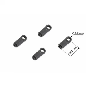 Louise RC Rally Rear Shock Ball End(19.5mm)4Pcs