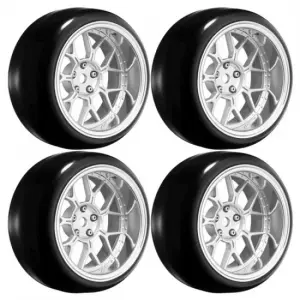 Louise RC 1:10 Drift 2 - 4 - 6 - 8mm Offset Set 15 /Matte Silver