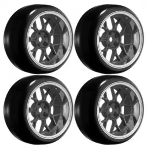 Louise RC 1:10 Drift 2 - 4 - 6 - 8mm Offset Set 15 /Matte Black