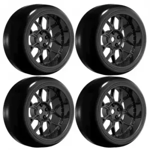 Louise RC 1:10 Drift 2 - 4 - 6 - 8mm Offset Set 15 /Gloss Black