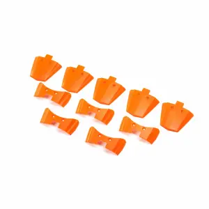 Rear Fender Pack - Orange: Promoto-MX/SM